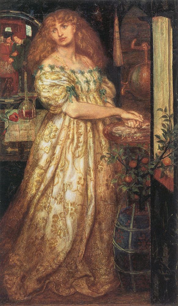 Lucrezia Borgia 1860 art print by Dante Gabriel Rossetti for $57.95 CAD