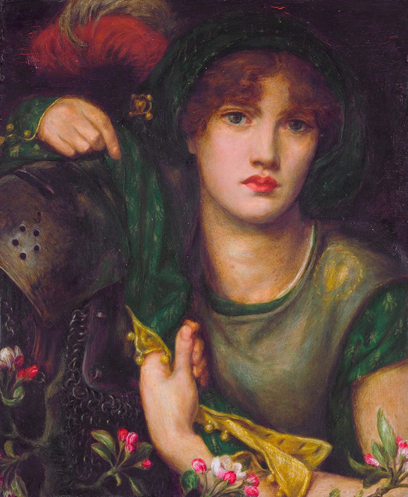 My Lady Greensleeves 1863 art print by Dante Gabriel Rossetti for $57.95 CAD