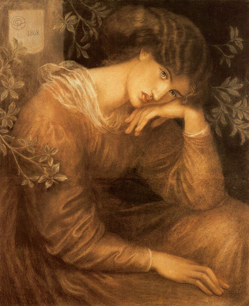 Reverie 1868 art print by Dante Gabriel Rossetti for $57.95 CAD