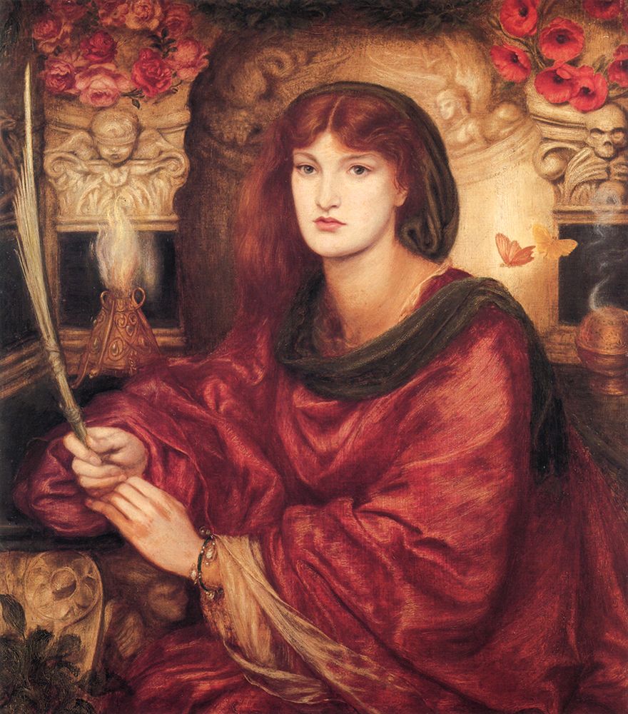 Sibylla Palmifera ca 1865 art print by Dante Gabriel Rossetti for $57.95 CAD