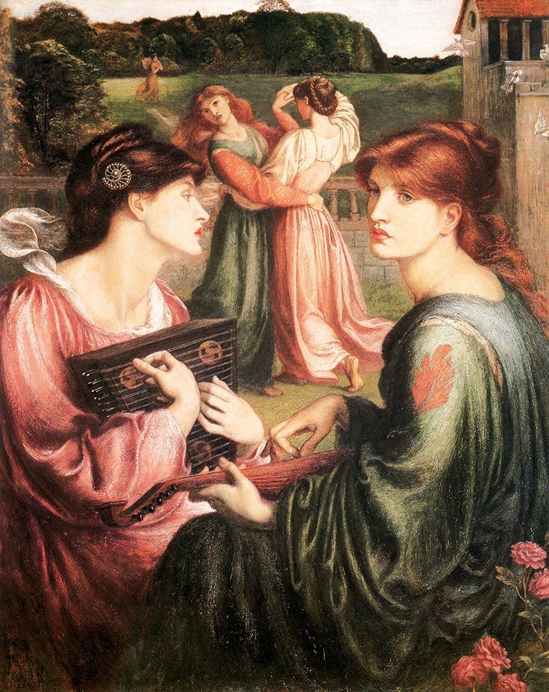 The Bower Meadow 1872 art print by Dante Gabriel Rossetti for $57.95 CAD
