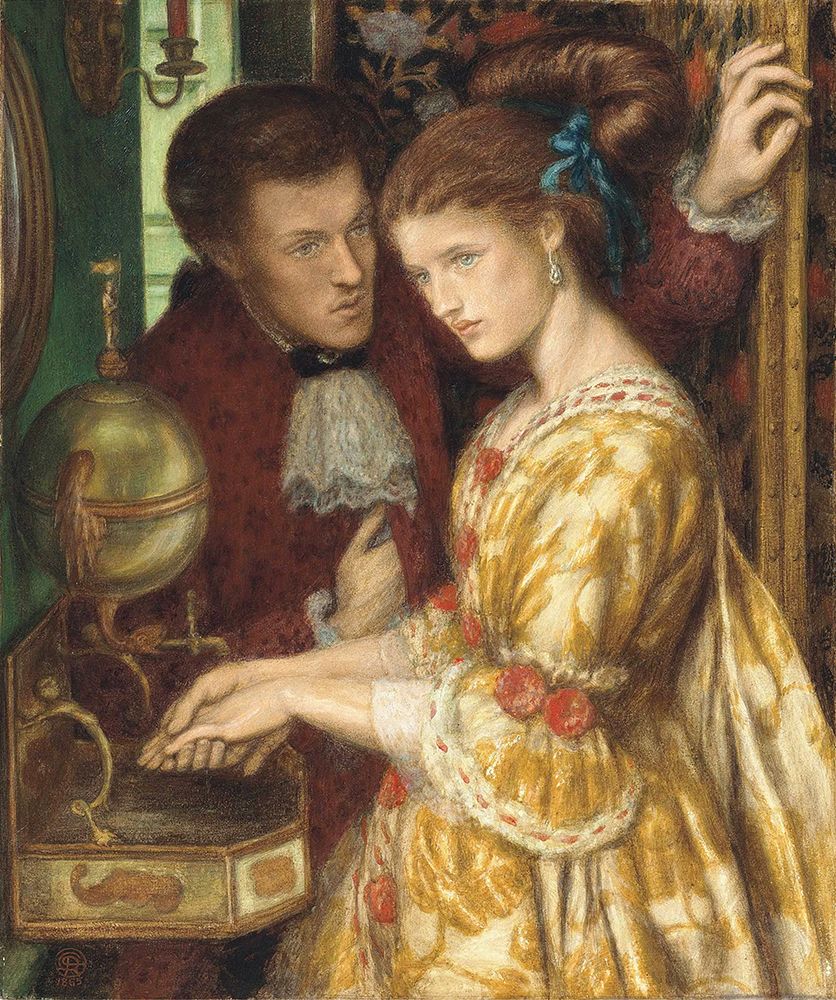 Washing Hands 1865 art print by Dante Gabriel Rossetti for $57.95 CAD