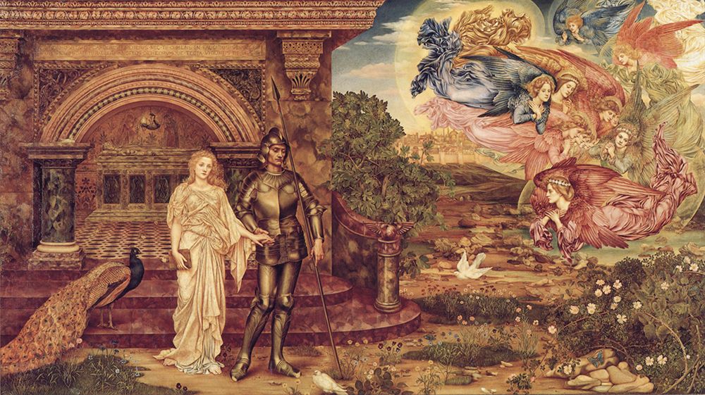 Life and Thought Have Gone Away 1893 art print by Evelyn De Morgan for $57.95 CAD