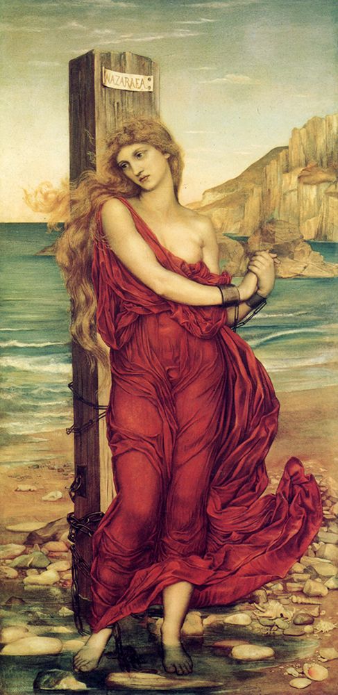 The Christian Martyr 1880 art print by Evelyn De Morgan for $57.95 CAD