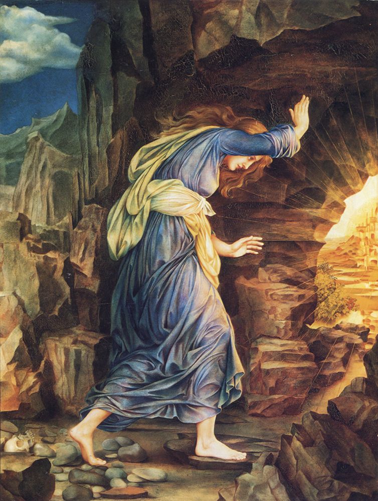 The Undiscovered Country 1894 art print by Evelyn De Morgan for $57.95 CAD