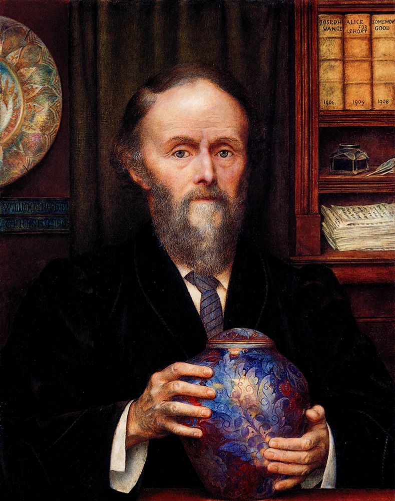 William De Morgan 1909 art print by Evelyn De Morgan for $57.95 CAD