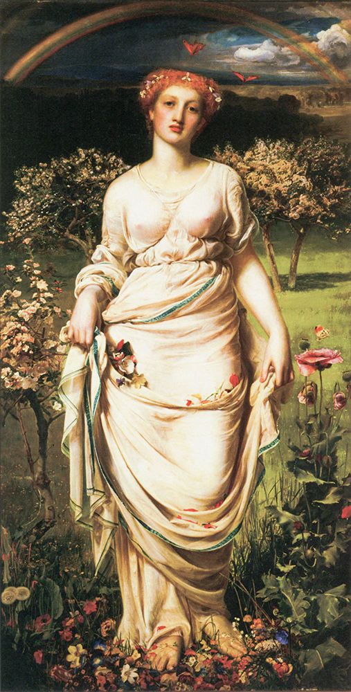 Gentle Spring 1863 art print by Frederick Sandys for $57.95 CAD