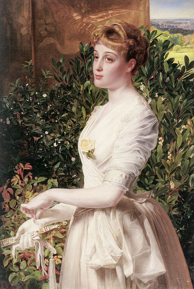 Julia Caldwell 1889 art print by Frederick Sandys for $57.95 CAD