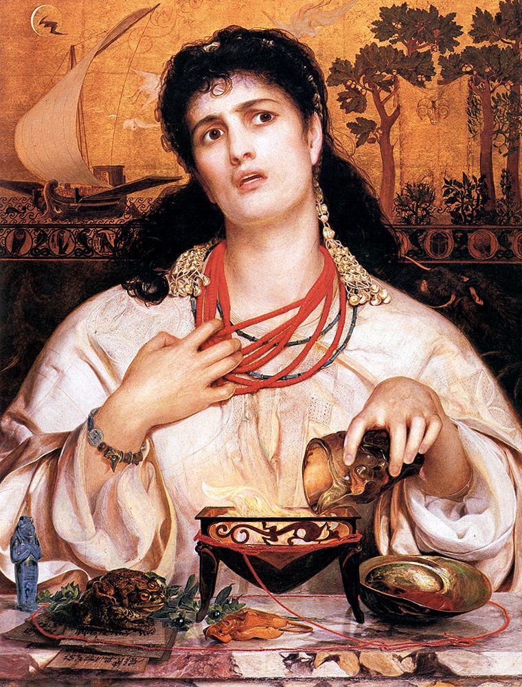 Medea 1868 art print by Frederick Sandys for $57.95 CAD
