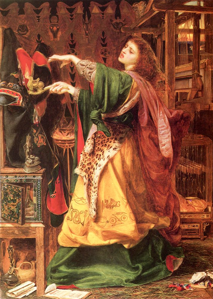 Morgan-le-Fay 1864 art print by Frederick Sandys for $57.95 CAD