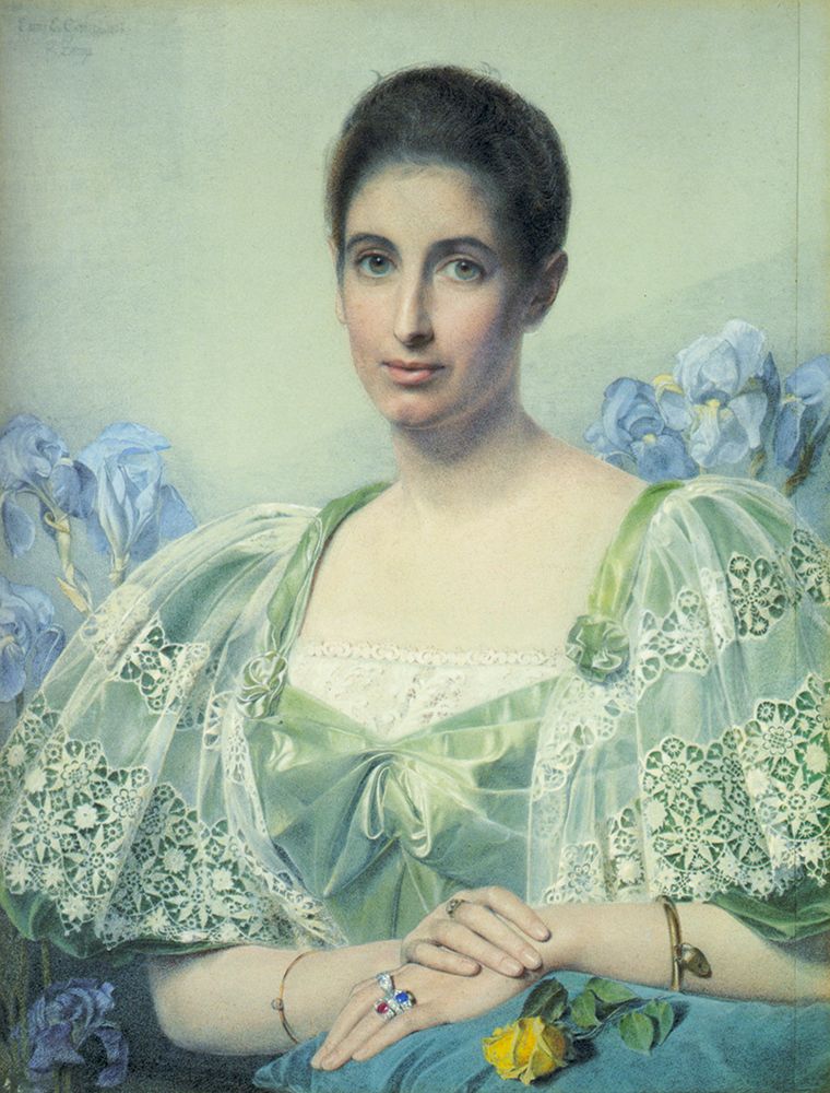 Mrs Emma E. Catto 1893 art print by Frederick Sandys for $57.95 CAD