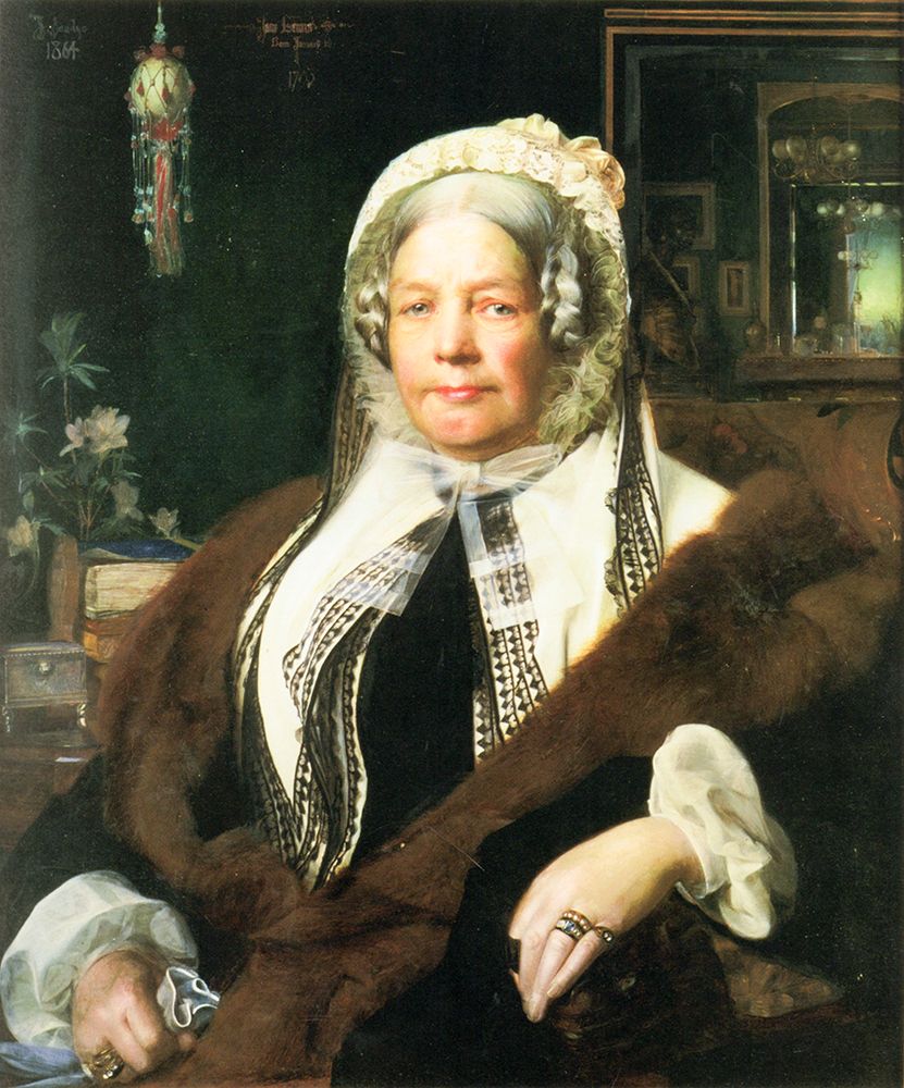 Mrs Jane Lewis 1864 art print by Frederick Sandys for $57.95 CAD