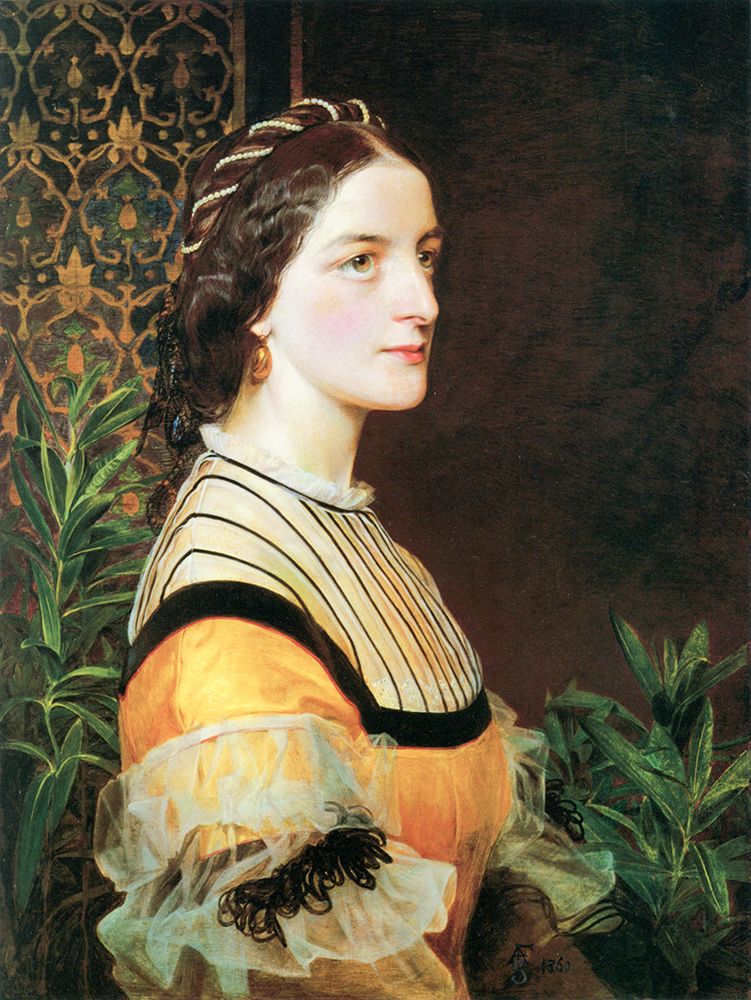 Mrs. Anne Simms Reeve 1860 art print by Frederick Sandys for $57.95 CAD