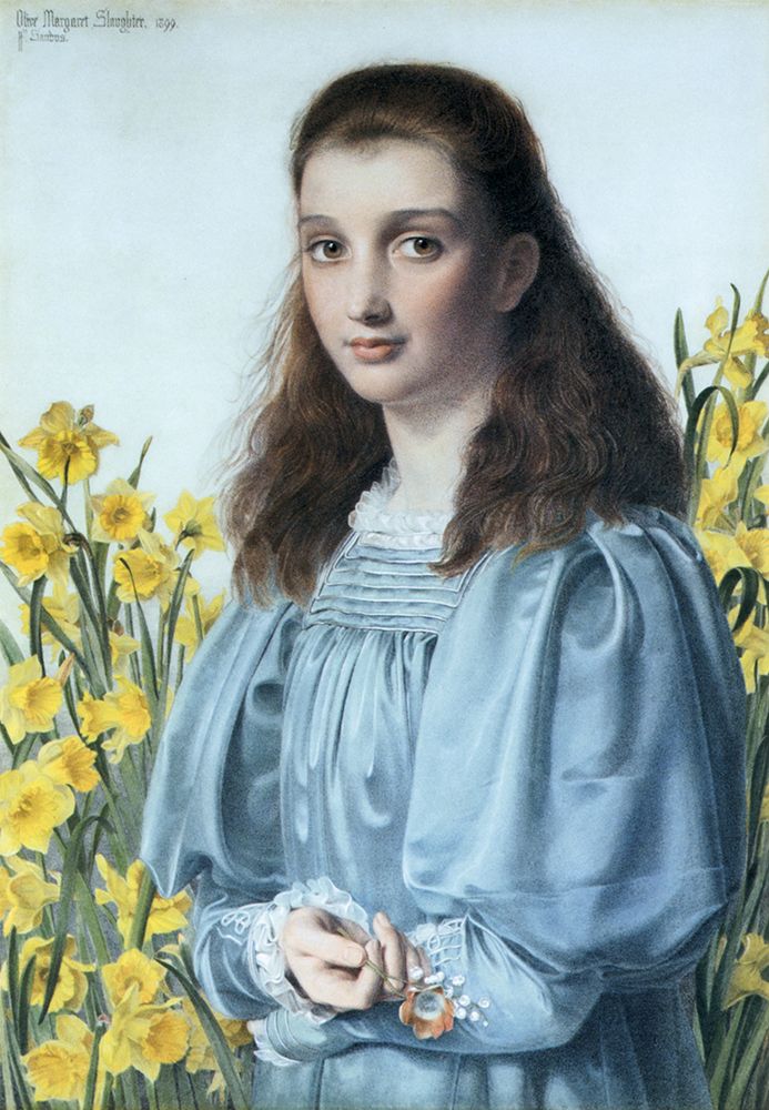 Olive Margaret Slaughter 1899 art print by Frederick Sandys for $57.95 CAD