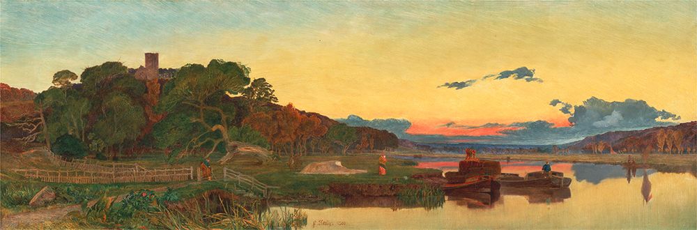 Whitlingham, Norfolk 1860 art print by Frederick Sandys for $57.95 CAD