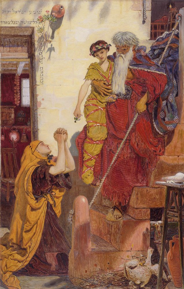 Elijah Raising the Widows Son 1864 art print by Ford Madox Brown for $57.95 CAD