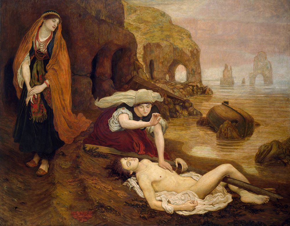 Finding of Don Juan by Haidee 1873 art print by Ford Madox Brown for $57.95 CAD