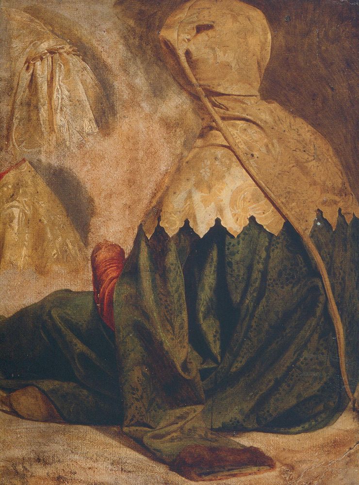 Study for Courtier in Yellow Hood, Sir John Froissart 1847 art print by Ford Madox Brown for $57.95 CAD