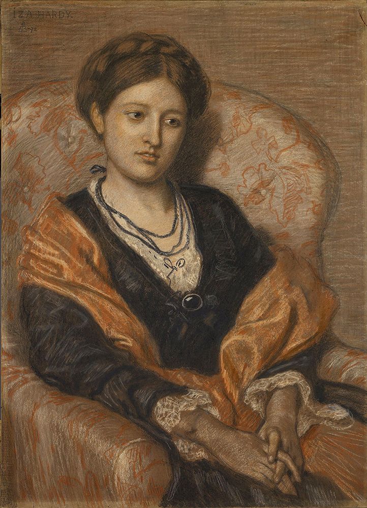 Portrait of Miss Iza Duffus Hardy 1872 art print by Ford Madox Brown for $57.95 CAD