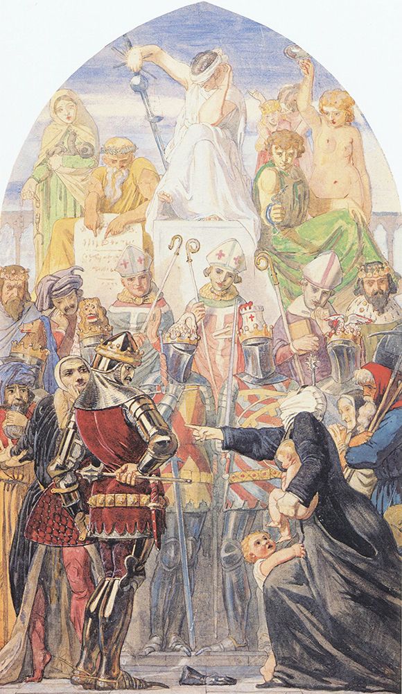 Spirit of Justice ca 1843 art print by Ford Madox Brown for $57.95 CAD