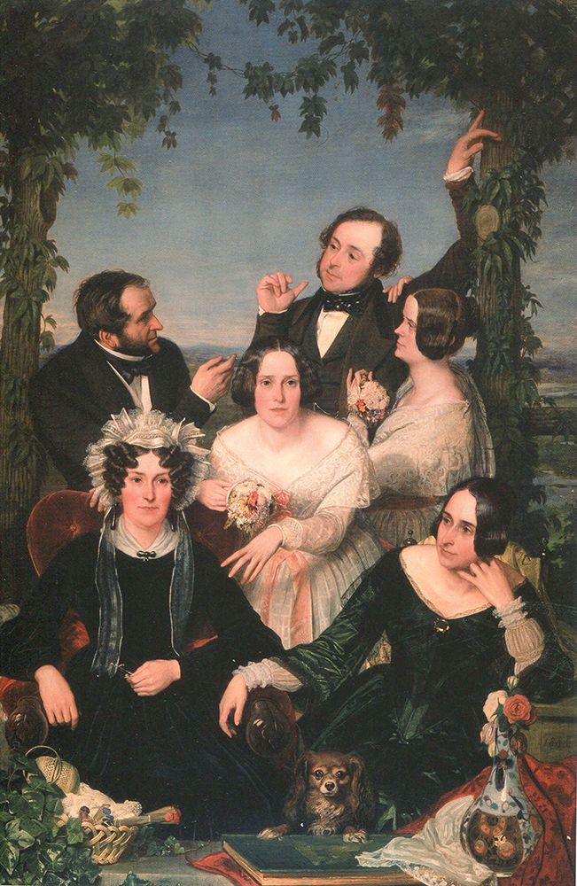 The Bromley Family 1844 art print by Ford Madox Brown for $57.95 CAD