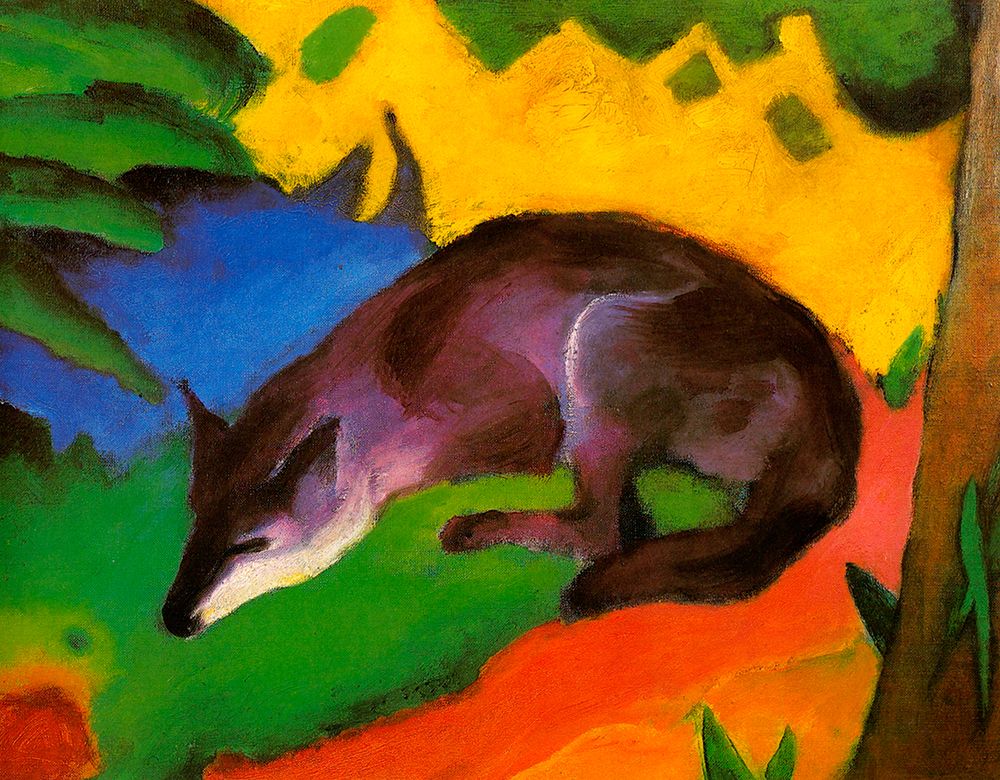 Fox 1911 art print by Franz Marc for $57.95 CAD