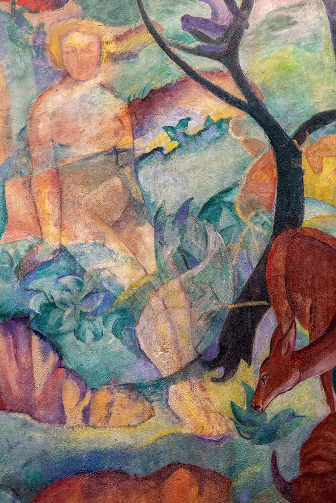 Paradise, Nude 1912 art print by Franz Marc for $57.95 CAD