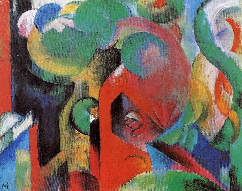 Small Composition III 1914 art print by Franz Marc for $57.95 CAD