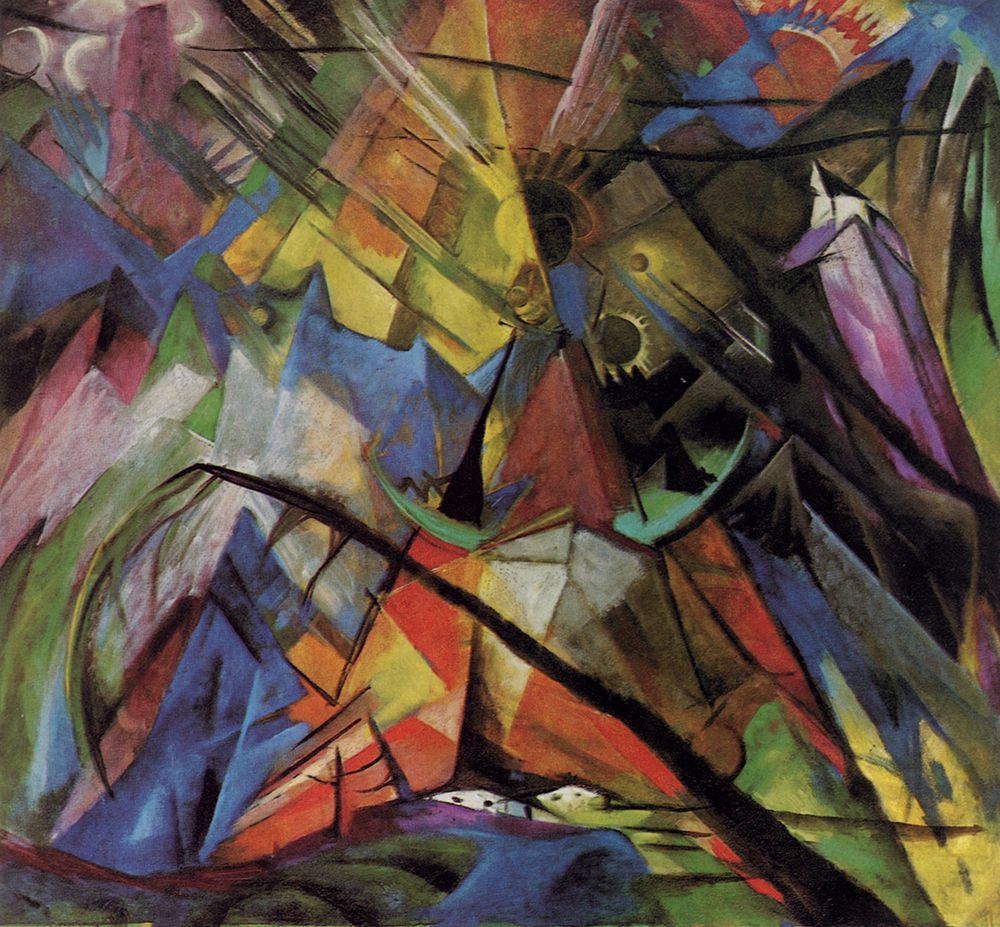 Tyrol 1914 art print by Franz Marc for $57.95 CAD