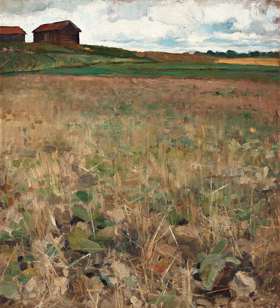 Landscape from Kvarnbo Uppland ca 1880 art print by Bruno Liljefors for $57.95 CAD