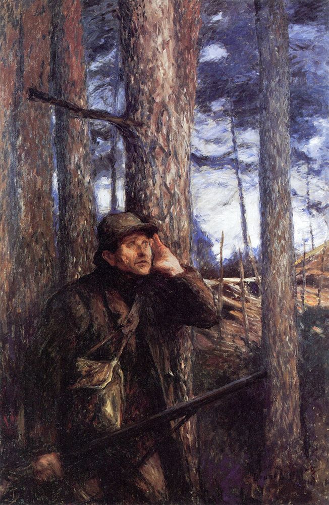 Poacher 1894 art print by Bruno Liljefors for $57.95 CAD