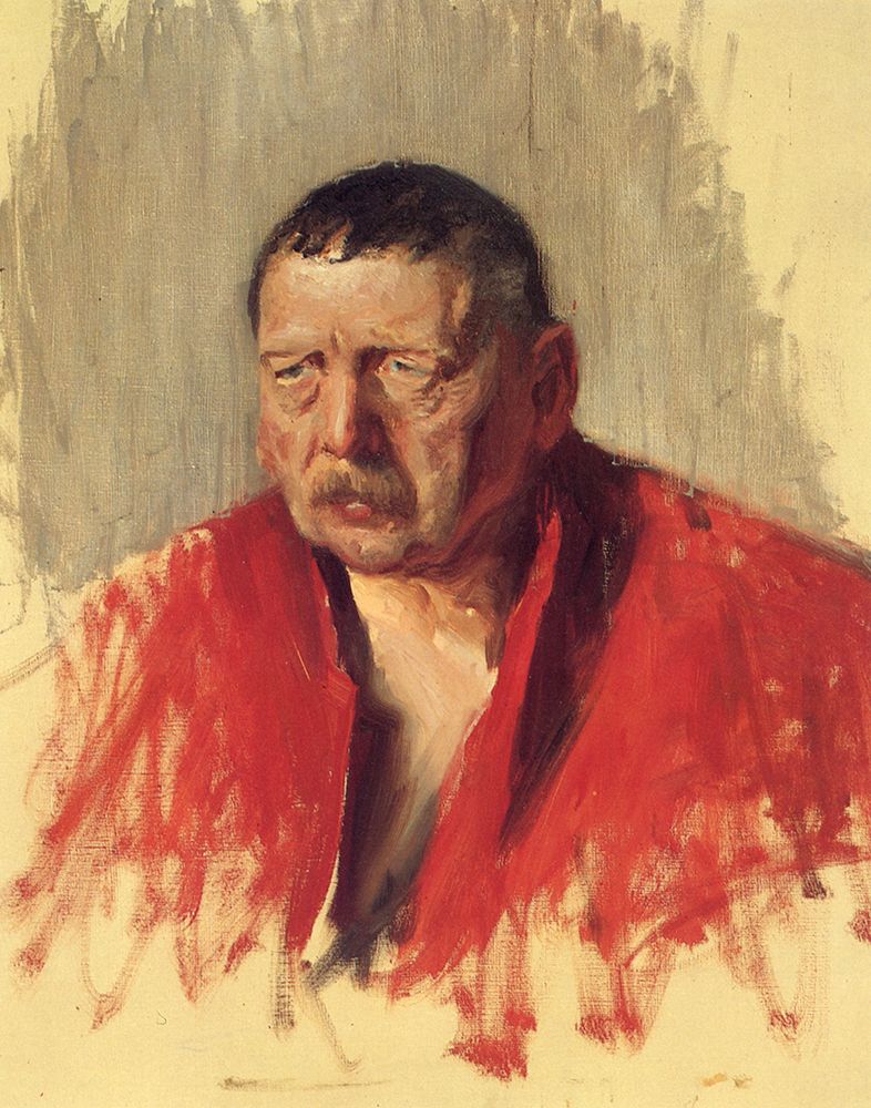 Portrait of Zorn ca 1916 art print by Bruno Liljefors for $57.95 CAD