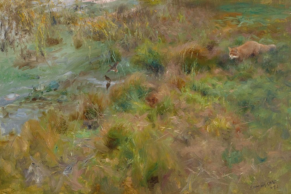 Sankmark 1890 art print by Bruno Liljefors for $57.95 CAD
