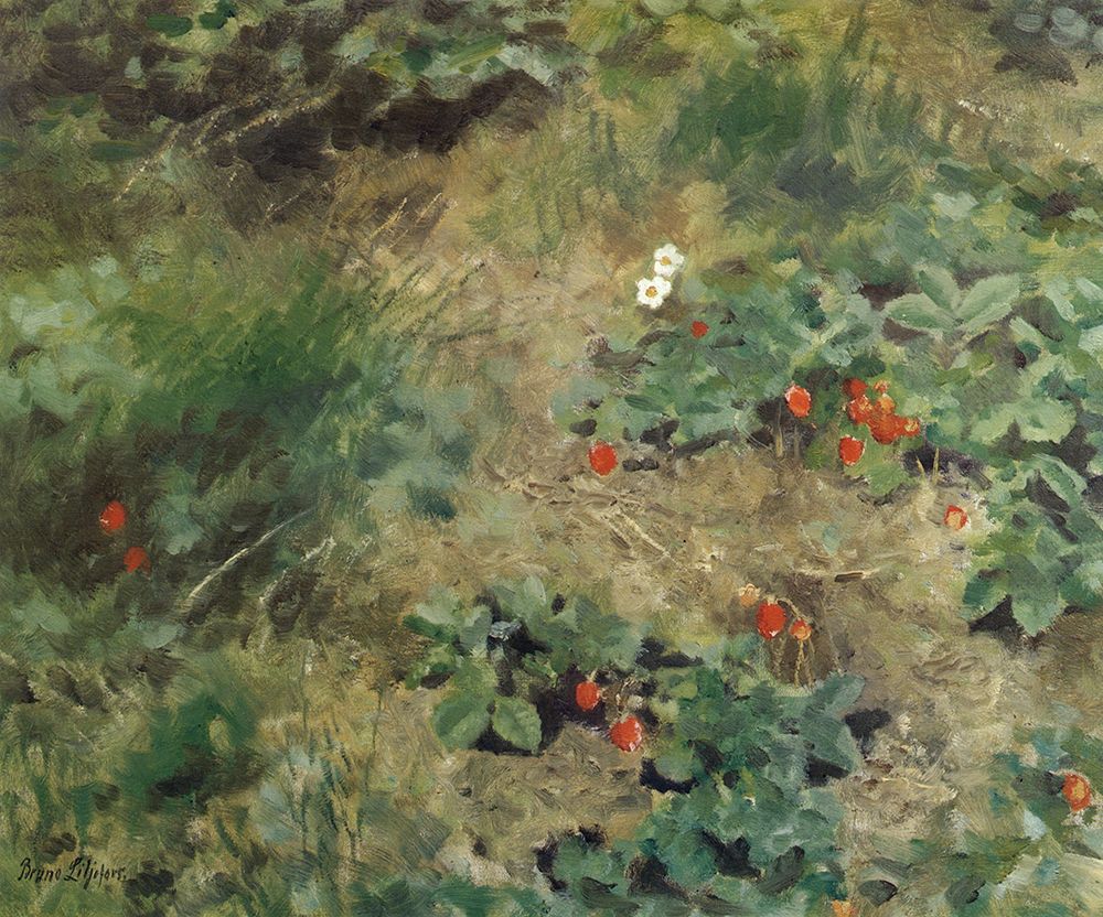 Wild Strawberries ca 1900 art print by Bruno Liljefors for $57.95 CAD