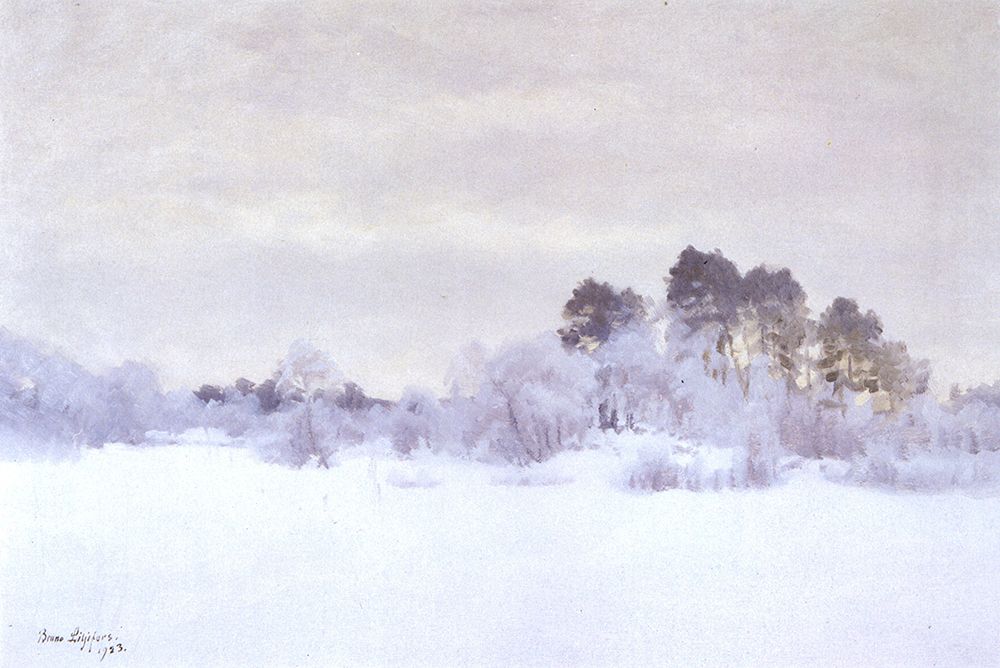 Winter Landscape 1923 art print by Bruno Liljefors for $57.95 CAD