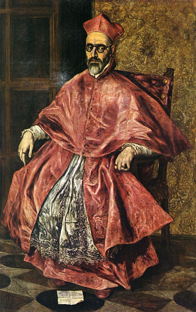 Cardinal Fernando Nino de Guevara ca 1600 art print by El Greco for $57.95 CAD