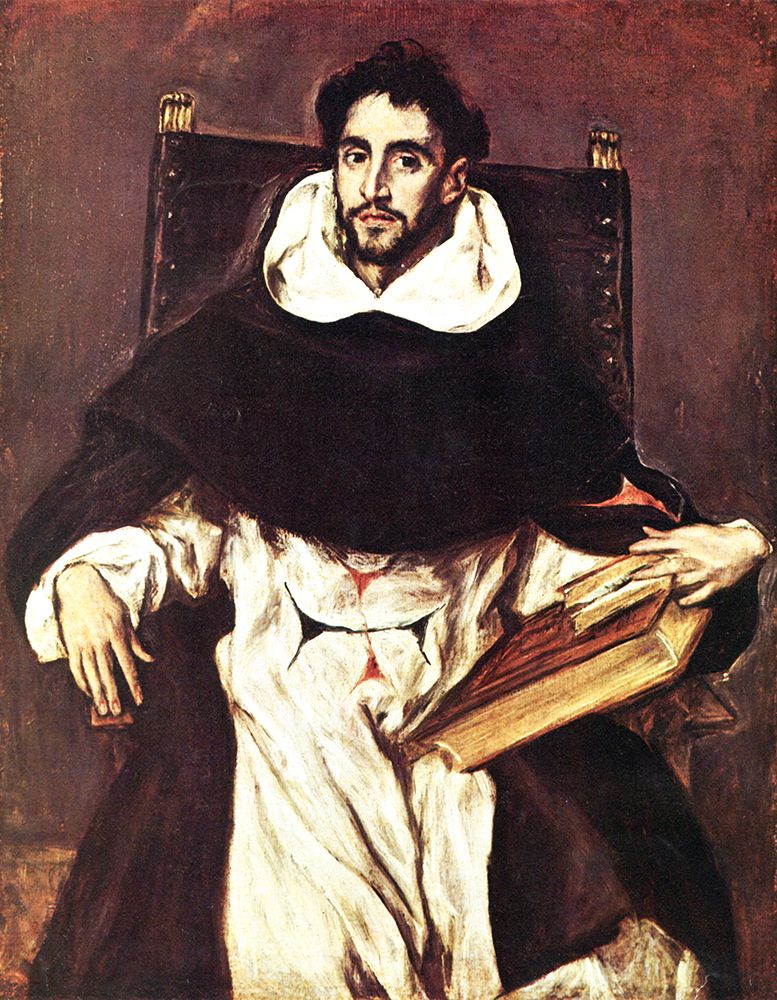 Fray Hortensio Felix de Paravicino ca 1609 art print by El Greco for $57.95 CAD