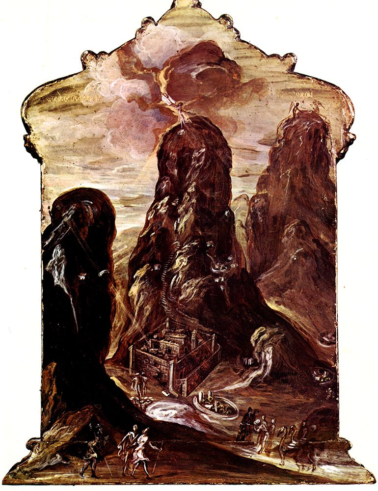 Mount Sinai ca 1560 art print by El Greco for $57.95 CAD