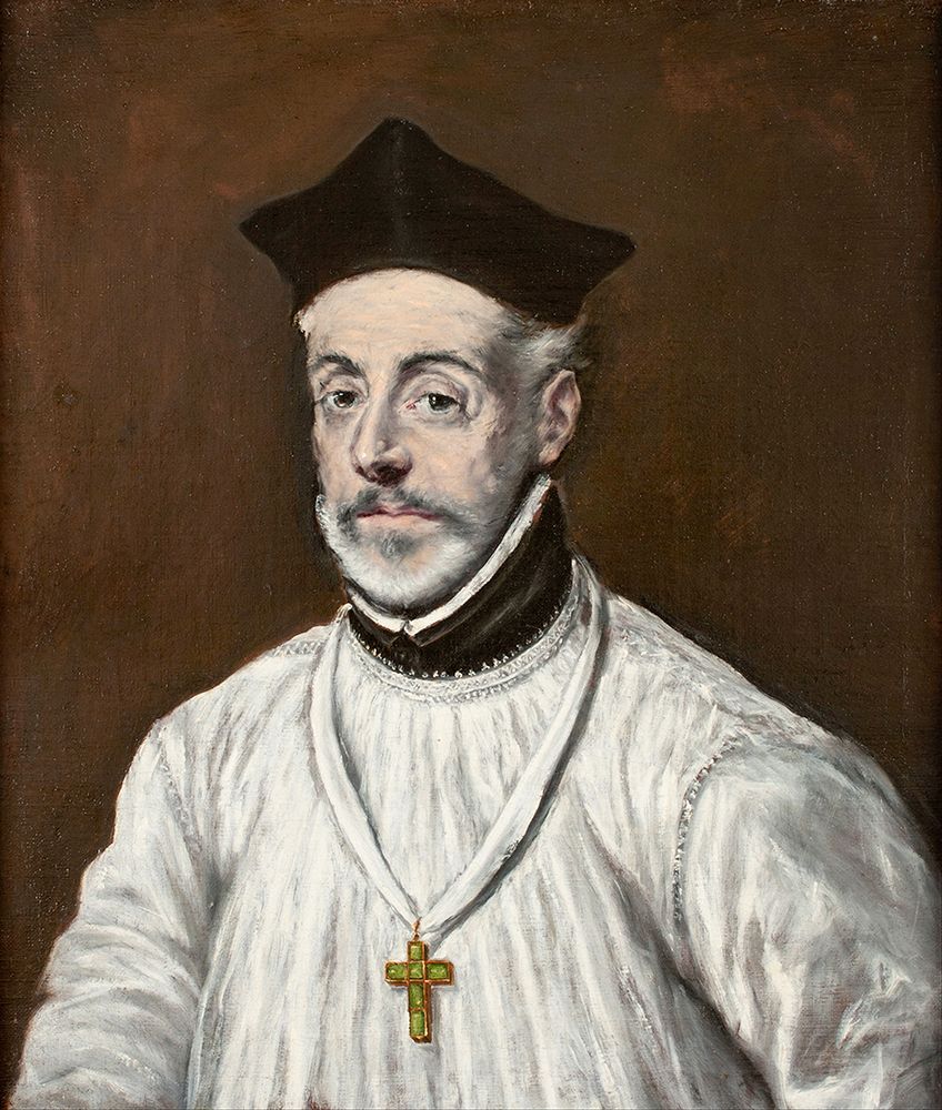 Portrait of Diego de Covarrubias y Leiva, 1577 art print by El Greco for $57.95 CAD