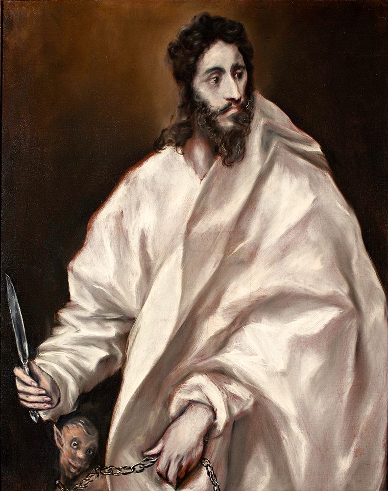 Saint Bartholomew ca 1610 art print by El Greco for $57.95 CAD
