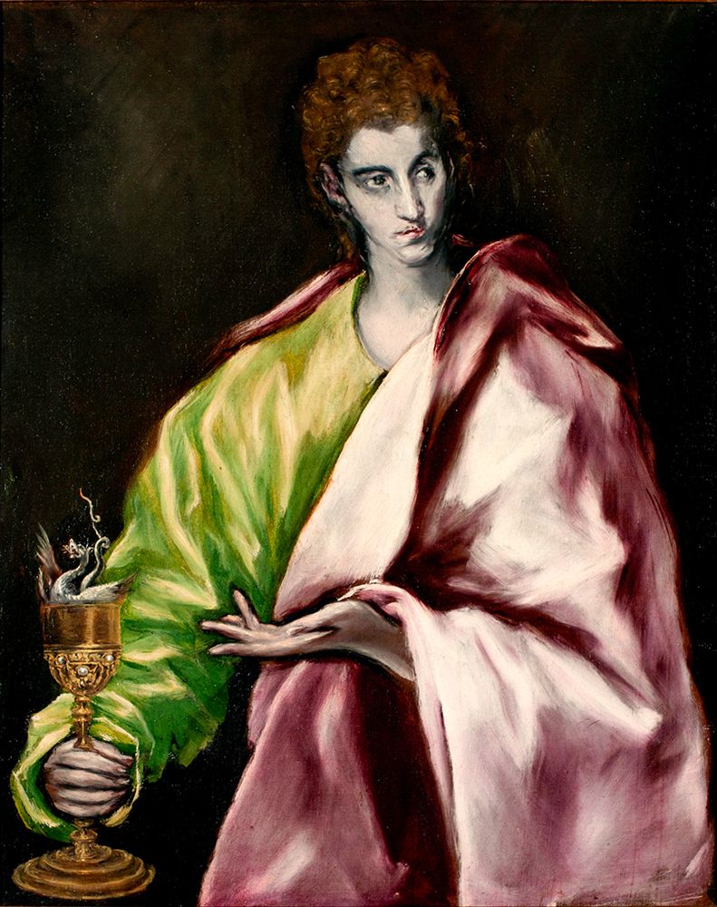 Saint John the Evangelist ca 1605 art print by El Greco for $57.95 CAD