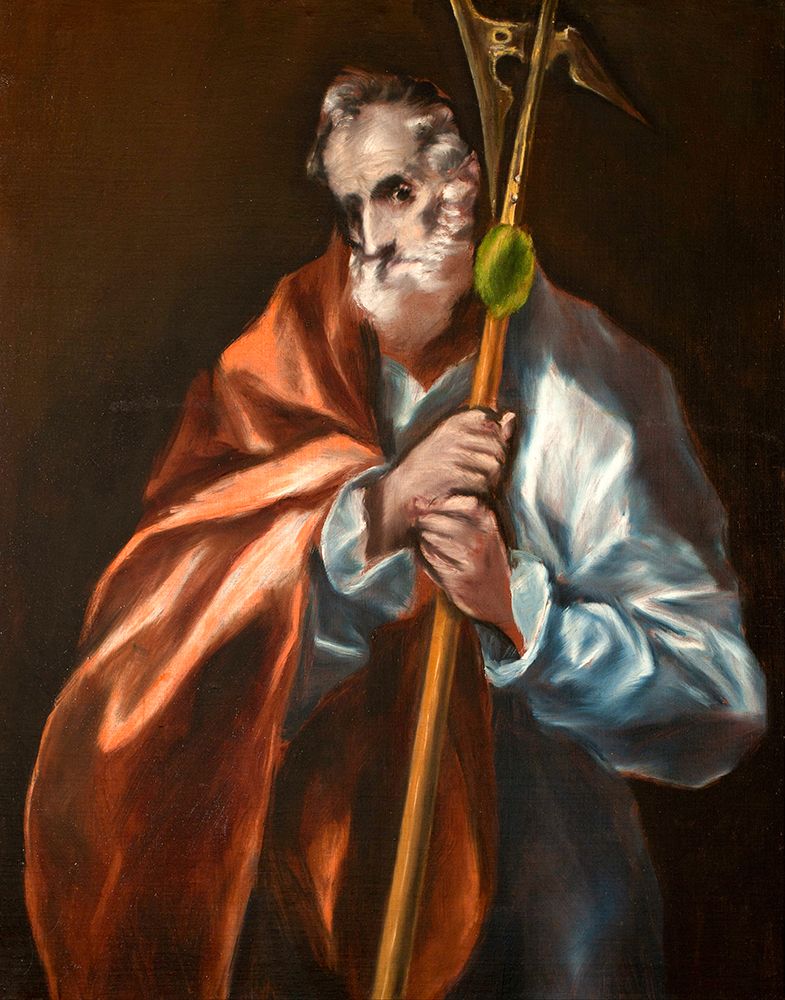 Saint Jude Thaddeus ca 1610 art print by El Greco for $57.95 CAD