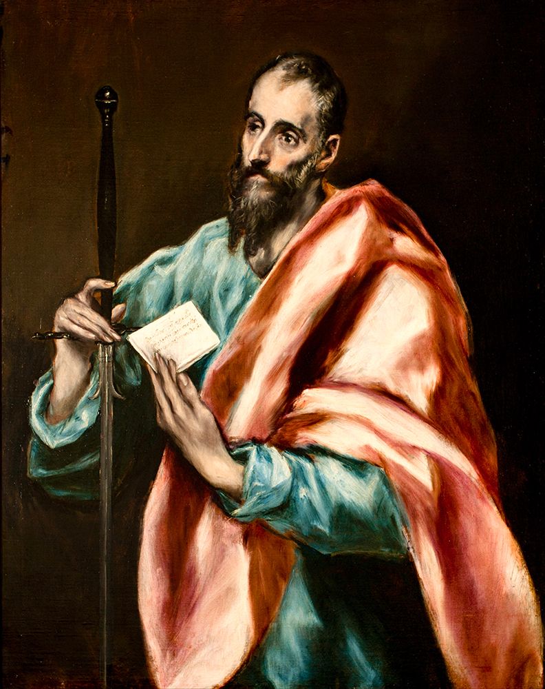 Saint Paul ca 1610 art print by El Greco for $57.95 CAD