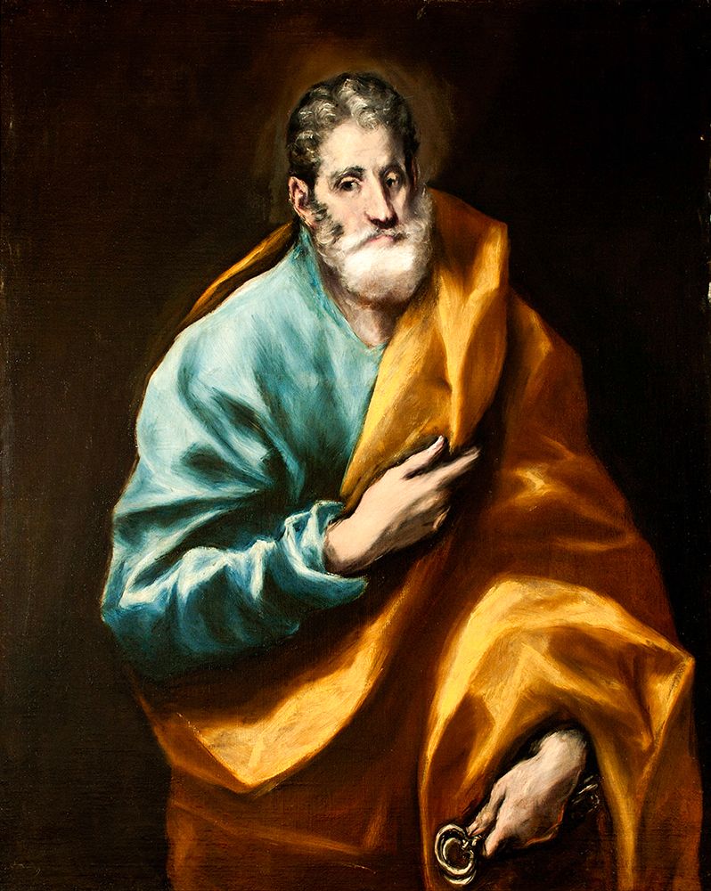 Saint Peter ca 1605 art print by El Greco for $57.95 CAD