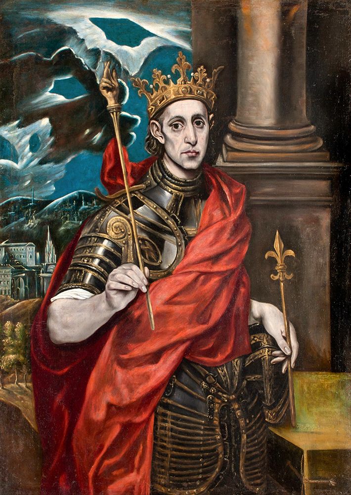 St Louis, King of France ca 1615 art print by El Greco for $57.95 CAD