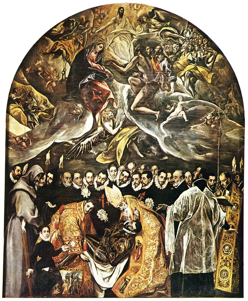 The Burial of the Count of Orgaz 1586 art print by El Greco for $57.95 CAD