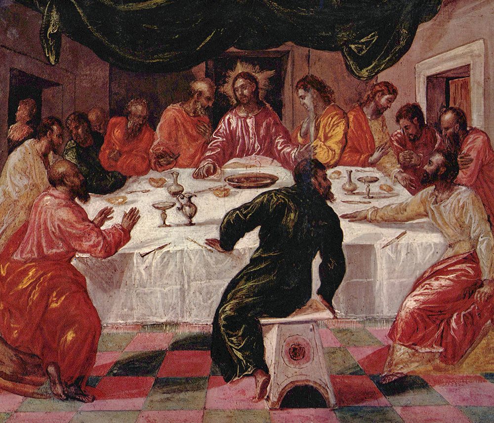 The Last Supper ca 1567 art print by El Greco for $57.95 CAD