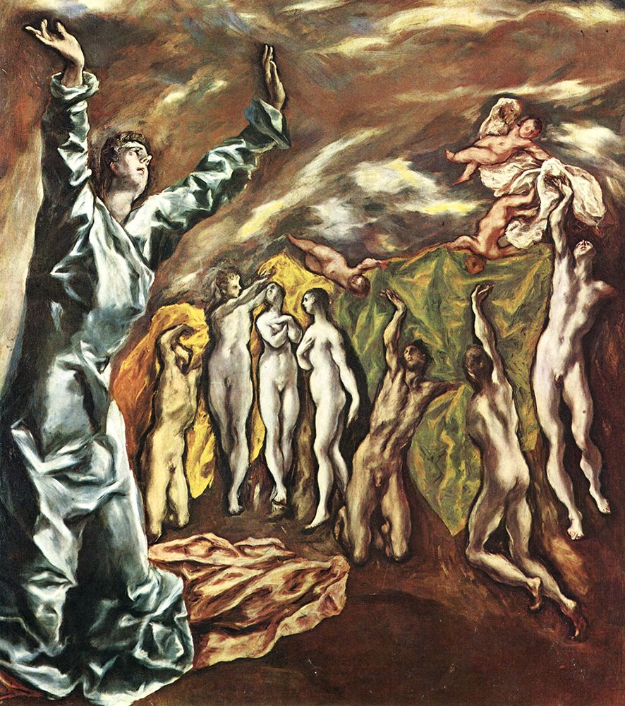 The Vision of St John the Divine ca 1610 art print by El Greco for $57.95 CAD