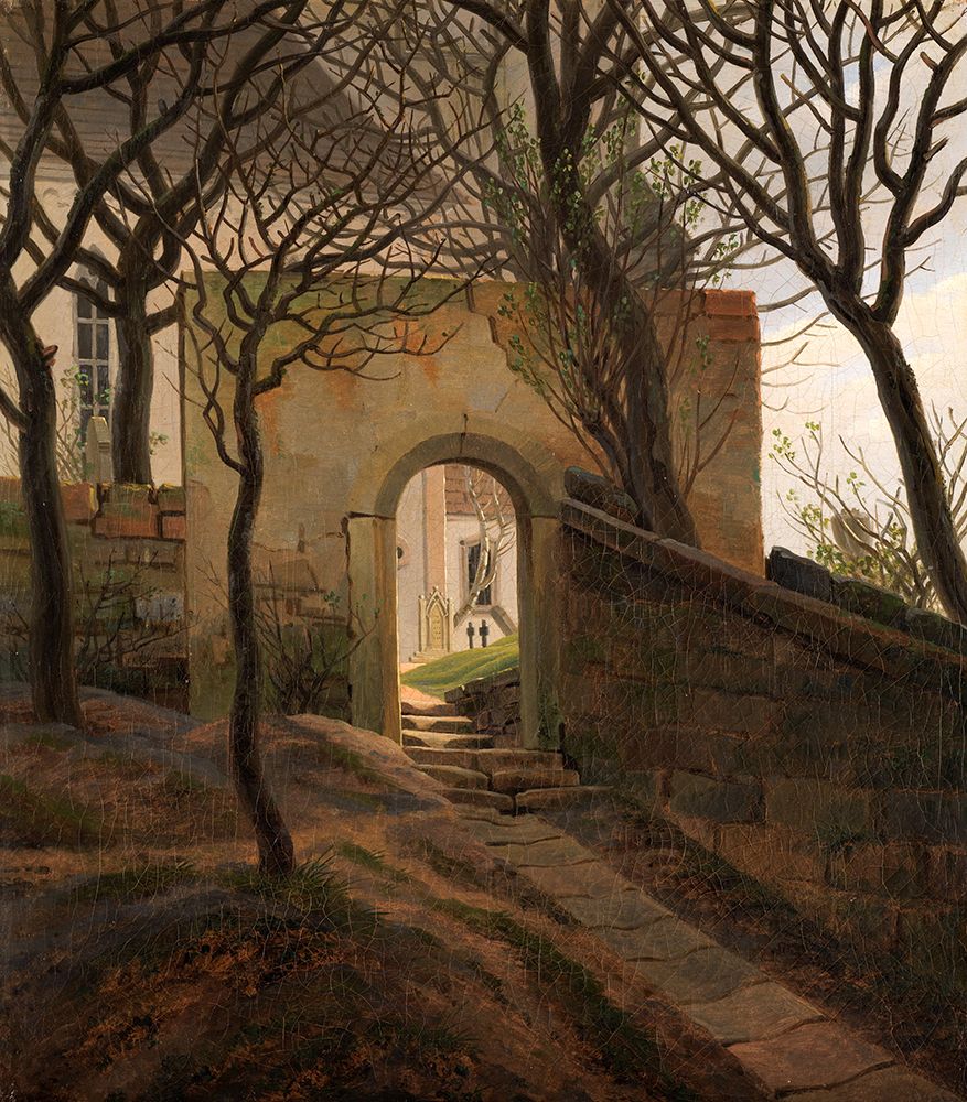 Churchyard Gate 1822 art print by Caspar David Friedrich for $57.95 CAD