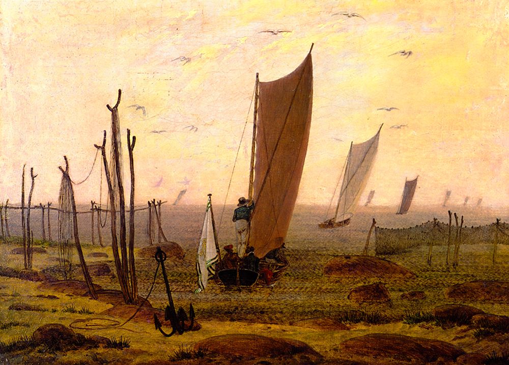 Morning ca 1816 art print by Caspar David Friedrich for $57.95 CAD